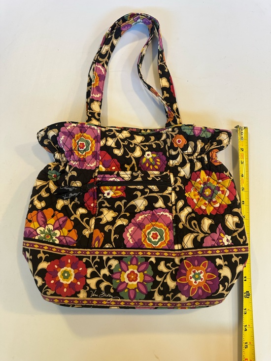Vera Bradley Handbags - Vera Bradley SUZANI Quilted Tote with Jewel Tone Florals (2011)
